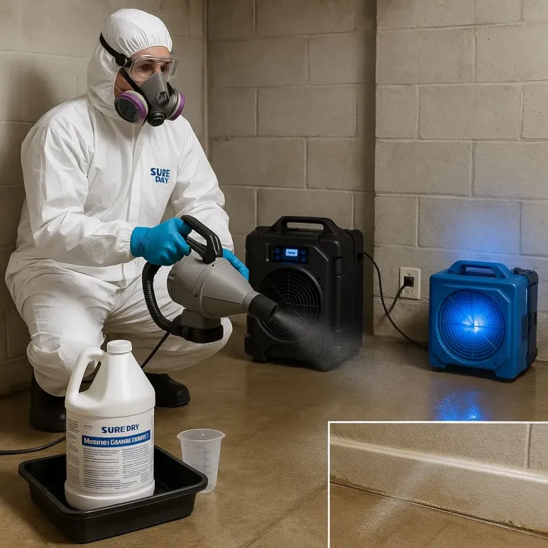 Sanitization and Odor Removal process in Barnes Lake-Millers Lake, MI